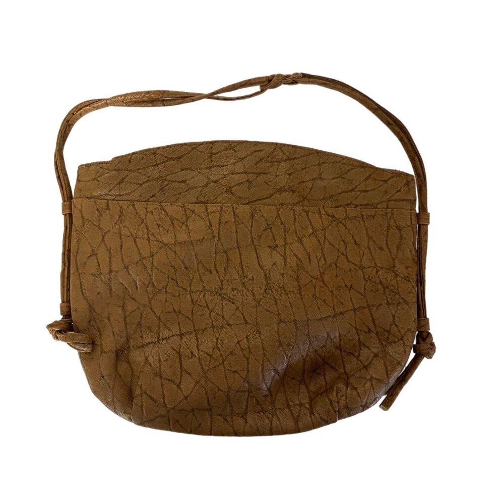 SHANE Brown Leather Handbag Shoulder Bag Purse